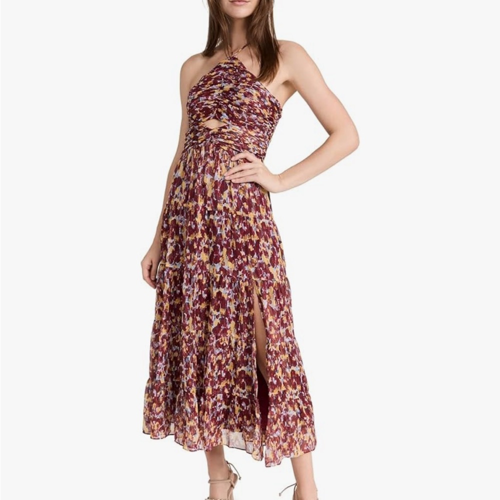 Elegant Multicolor Halter Dress, Likely Khiara size 2